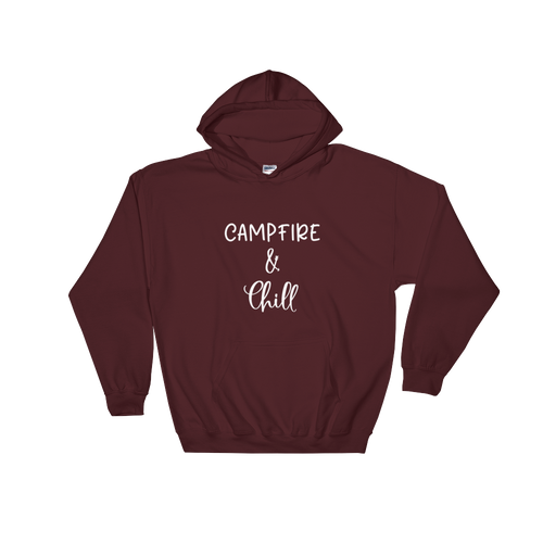 Campfire and Chill Womens Hoodie