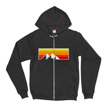 Load image into Gallery viewer, Sunset Mountain Zip Hoodie